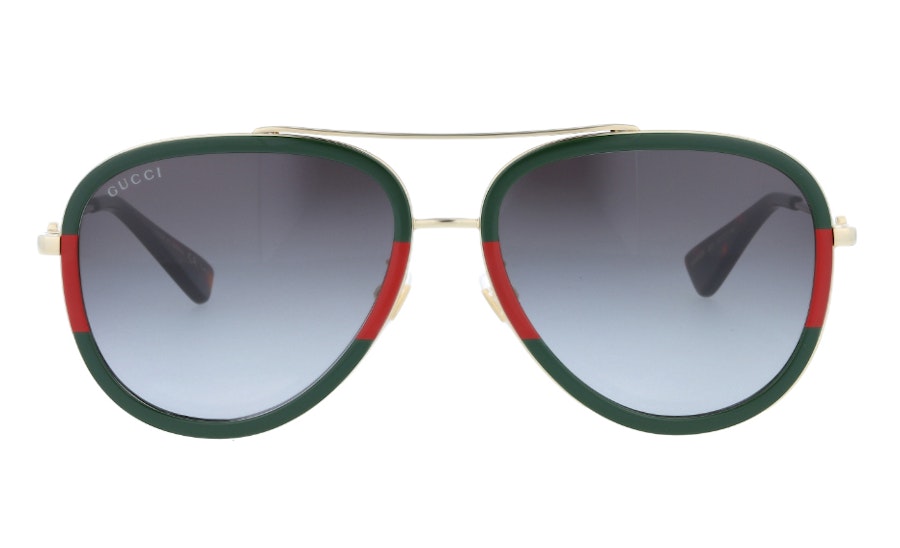Gucci GG 0062S Unisex Sunglasses Green / Gold