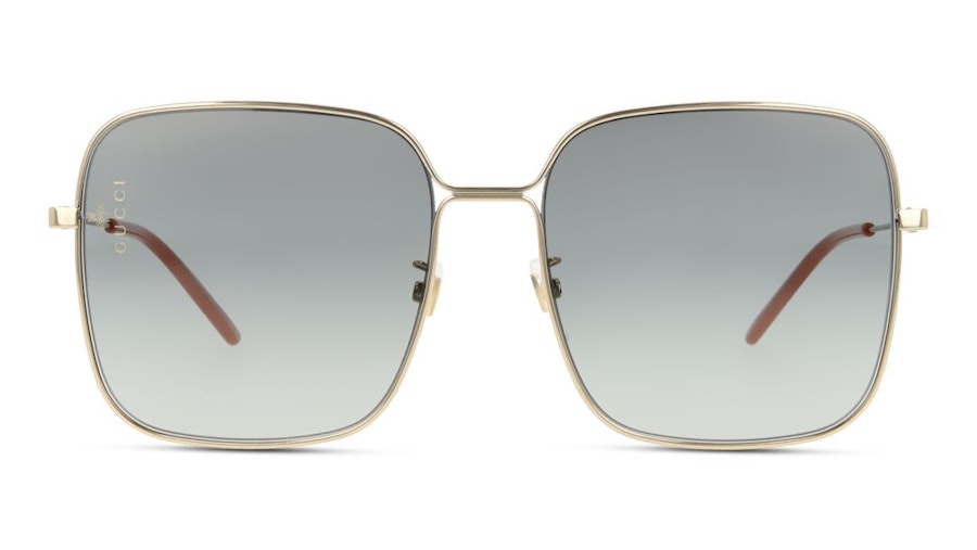 Gucci GG 0443S Women's Sunglasses Grey / Gold
