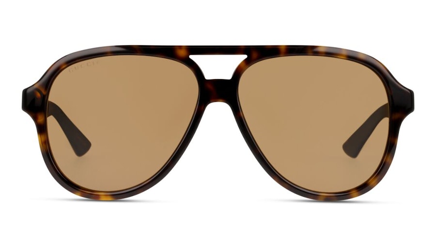 Gucci GG 0688S (002) Sunglasses Brown / Grey