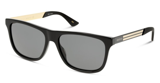 GG 0687S (001) Sunglasses Grey / Black