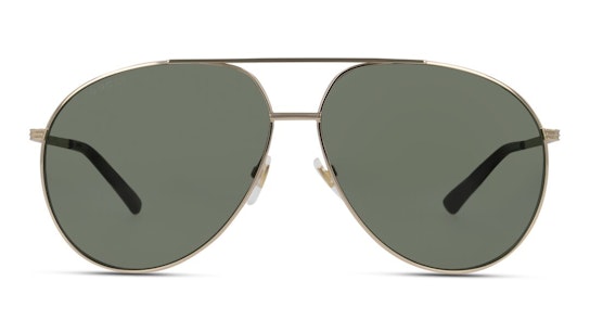 GG 0832S (002) Sunglasses Green / Gold