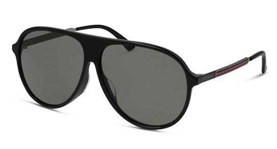 GG 0829SA (001) Sunglasses Grey / Black
