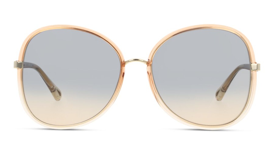 Chloe Franky CH 0030S Women's Sunglasses Blue/Orange
