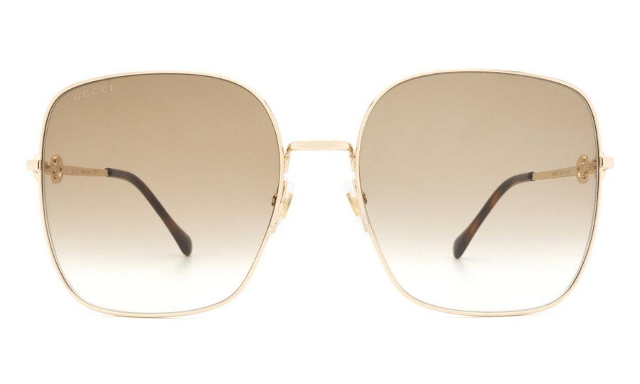 Gucci GG 0879S (002) Sunglasses Brown / Gold