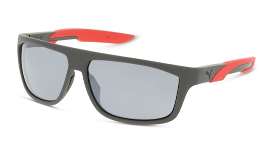 PU 0326S (002) Sunglasses Grey / Grey