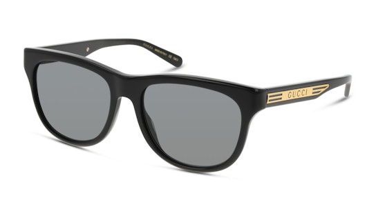 GG 0980S (001) Sunglasses Grey / Black