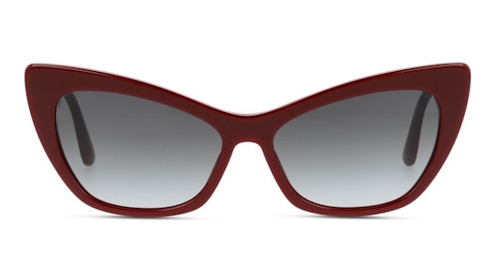 DG 4370 (30918G) Sunglasses Grey / Burgundy
