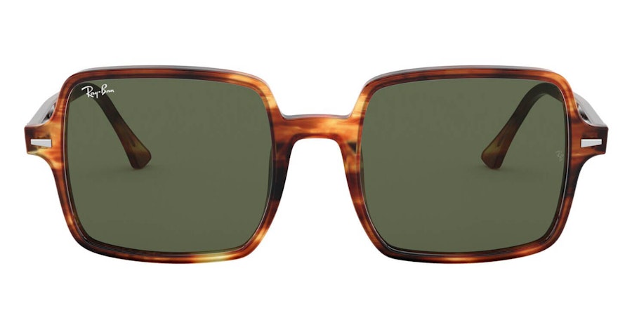 Ray-Ban Square II RB 1973 Unisex Sunglasses Green / Havana