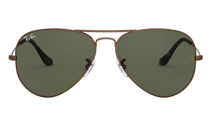 Ray-Ban Aviator RB 3025 Men's Sunglasses Green/Brown