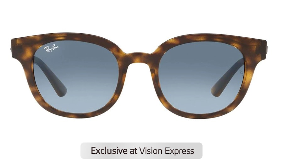 Ray-Ban RB 4324 Unisex Sunglasses Blue / Havana