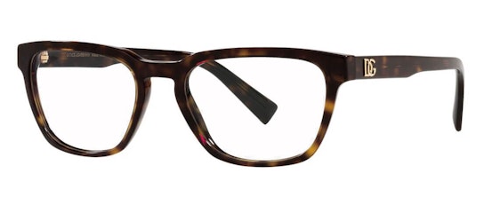 DG 3333 (502) Glasses Transparent / Tortoise Shell
