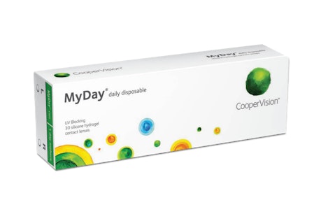 MyDay MyDay Daily Disposable (1 day) Daily 30 lenses per box, per eye
