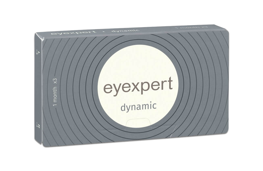Angle_Left01 Eyexpert Eyexpert Dynamic Monthly 3 lenses per box, per eye