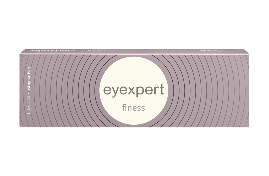 Front Eyexpert Eyexpert Finess (1 day toric for astigmatism) Daily 30 lenses per box, per eye
