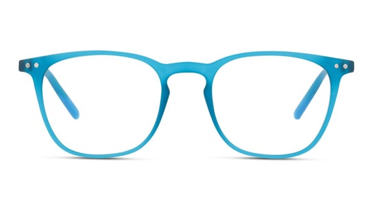 IBLU02 BC Blue Light Filter Non-Prescription Glasses Transparent / Turquoise