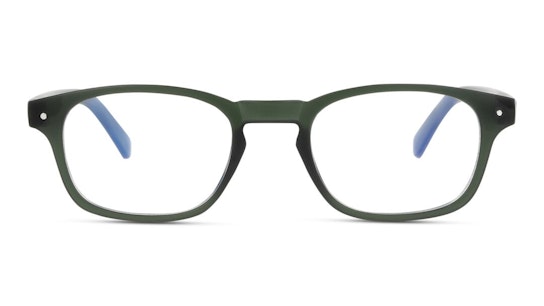 LT03 EE Youth Blue Light Filter Non-Prescription Glasses Transparent / Green