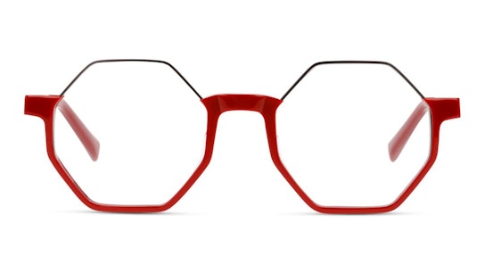MN OM0035 (RR00) Glasses Transparent / Red