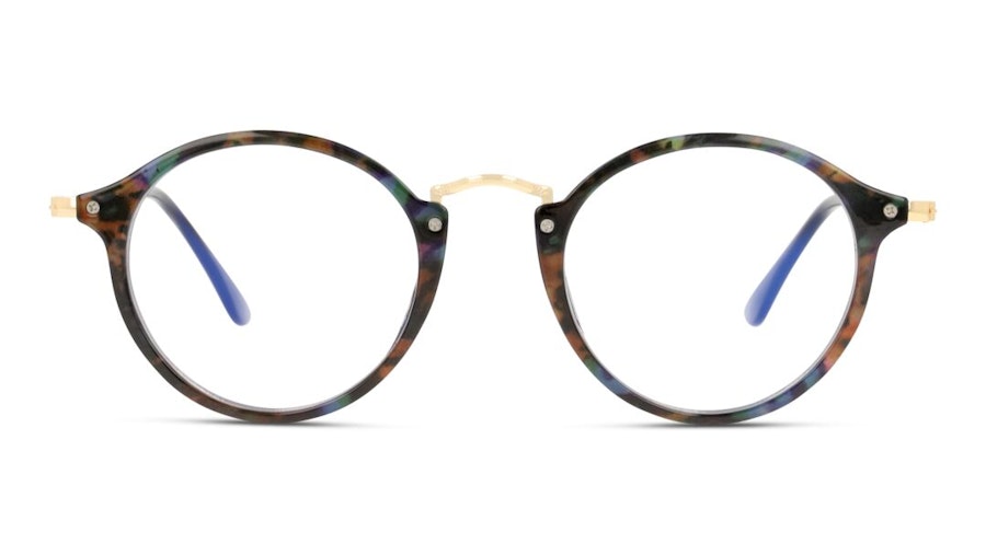 Vision Express (+3.00) IBNU09 LD00 Blue Light Filter Prescription Glasses Transparent / Tortoise Shell +3.00