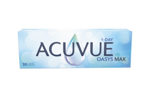 Acuvue Acuvue Oasys Max (1 day) Daily 30 lenses per box, per eye