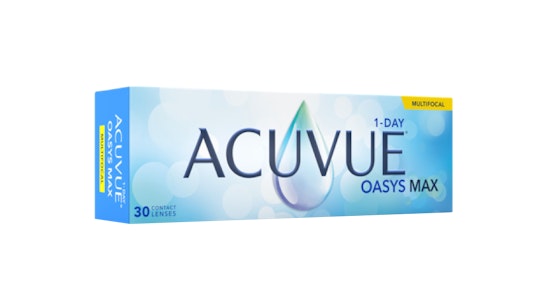 Acuvue Acuvue Oasys Max (1 day multifocal) Daily 30 lenses per box, per eye