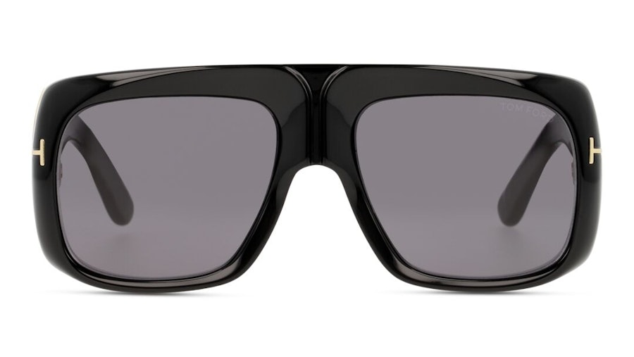 Tom Ford Gino FT 733 (01A) Sunglasses Grey / Black