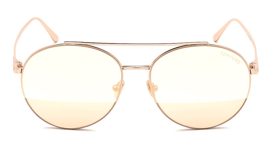 Tom Ford Vittorio FT 757 (28Z) Sunglasses Gold / Rose Gold