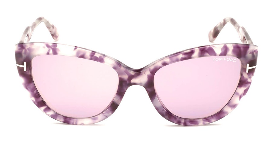 Tom Ford Cybil FT 762 (56Y) Sunglasses Violet / Havana