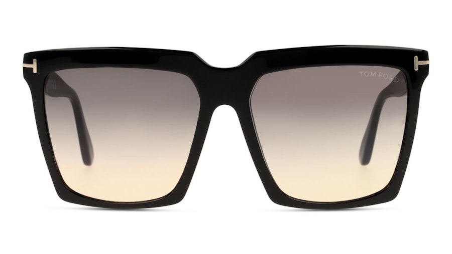 Tom Ford Cybil FT 764 (01B) Sunglasses Grey / Black
