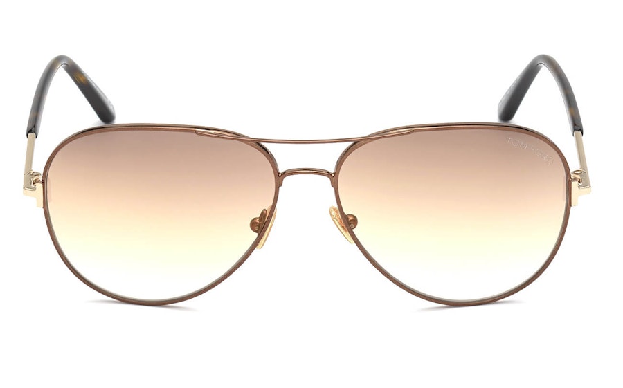 Tom Ford Clark FT 823 (48G) Sunglasses Brown / Brown