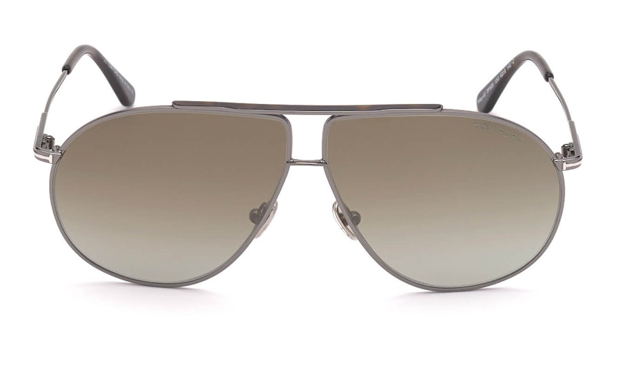 Tom Ford Riley-02 FT 825 (12Q) Sunglasses Green / Silver