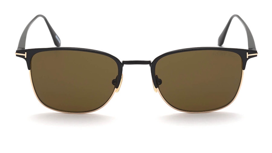Tom Ford Liv FT 851 (01J) Sunglasses Brown / Black