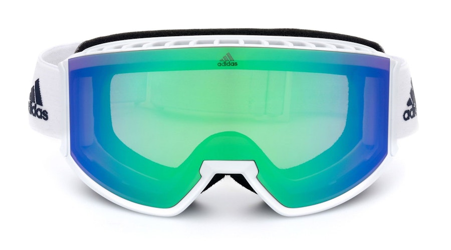 Adidas SP 0040 (21Q) Snow Goggles Green / White