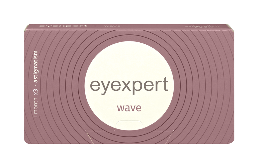Front Eyexpert Eyexpert Wave (Toric for astigmatism) Monthly 3 lenses per box, per eye