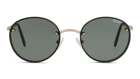 Farrah QW-000399 (GLD/GRN) Sunglasses Green / Gold