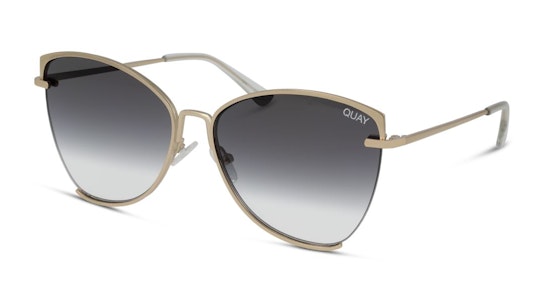 Dusk to Dawn QW-000412 (GLD/SMK) Sunglasses Grey / Gold