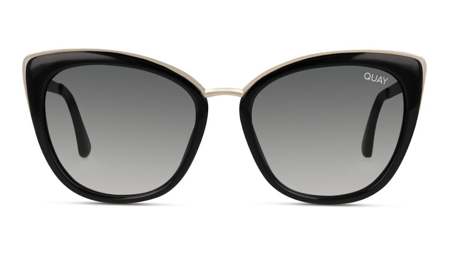 Quay Honey QW-000544 (BLK/SMK) Sunglasses Grey / Black