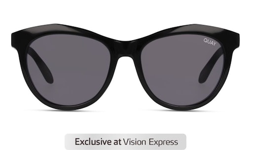 Drop Top QW-000877 (BLK/BLK) Sunglasses Grey / Black