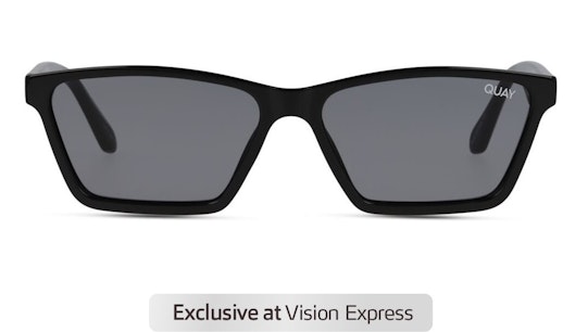 Club Kid QW-000879 (BLK/SMK) Sunglasses Grey / Black