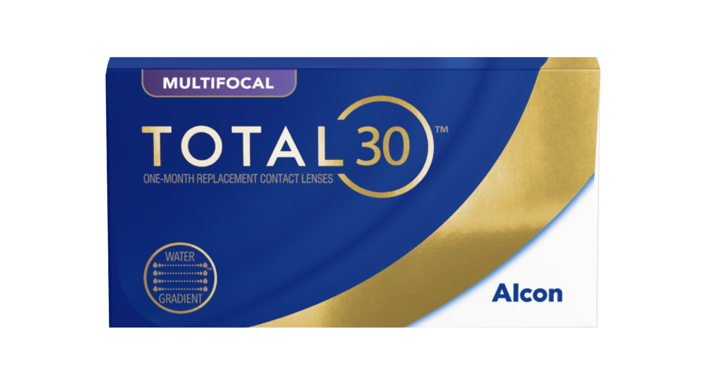 Front Total 30 Total 30 (Multifocal) Monthly 3 lenses per box, per eye