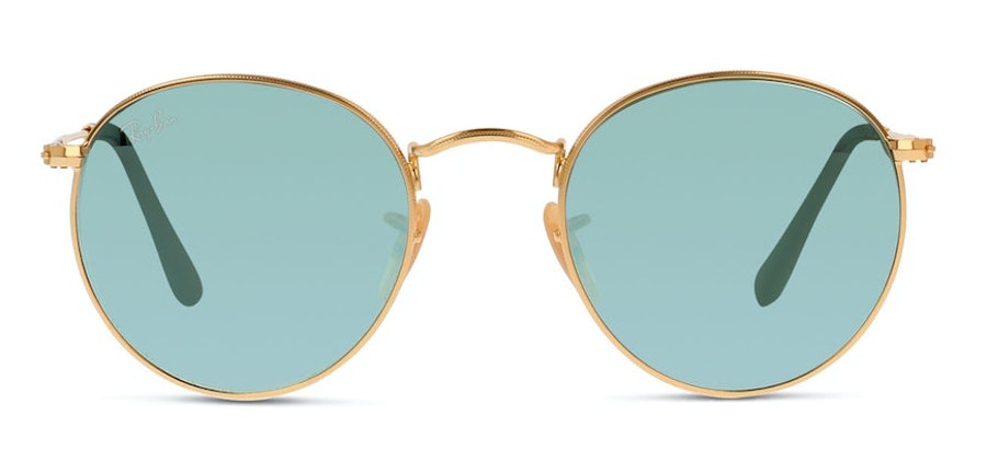 Ray-Ban Round RB 3447 Unisex Sunglasses Silver/Gold