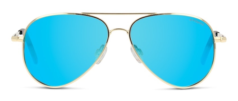 Polaroid Kids PLD 8015/N Children's Sunglasses Blue/Gold