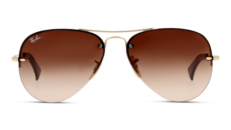 Ray-Ban RB 3449 Men's Sunglasses Brown/Gold