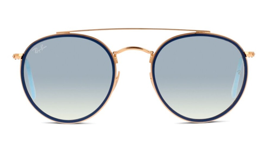 Ray-Ban RB 3647N Unisex Sunglasses Silver/Gold