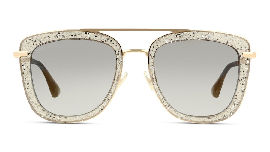 Jimmy Choo Glossy Women's Sunglasses Grey / Gold