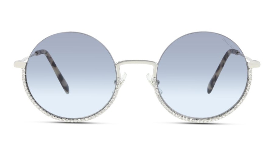 Miu Miu MU 69US Women's Sunglasses Blue/Silver