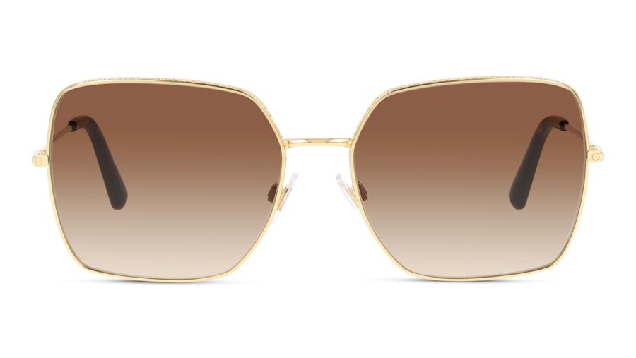 Dolce & Gabbana DG 2242 Women's Sunglasses Brown/Gold