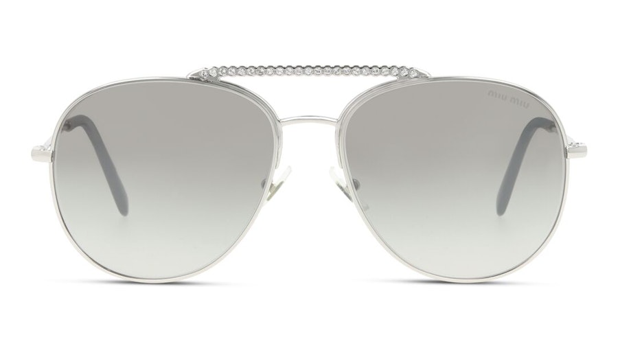 Miu Miu MU 53VS Women's Sunglasses Brown/Silver