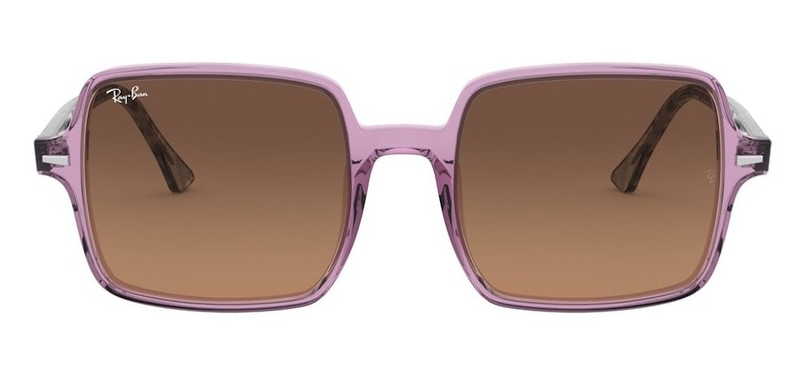 Ray-Ban Square II RB 1973 Women's Sunglasses Brown/Purple