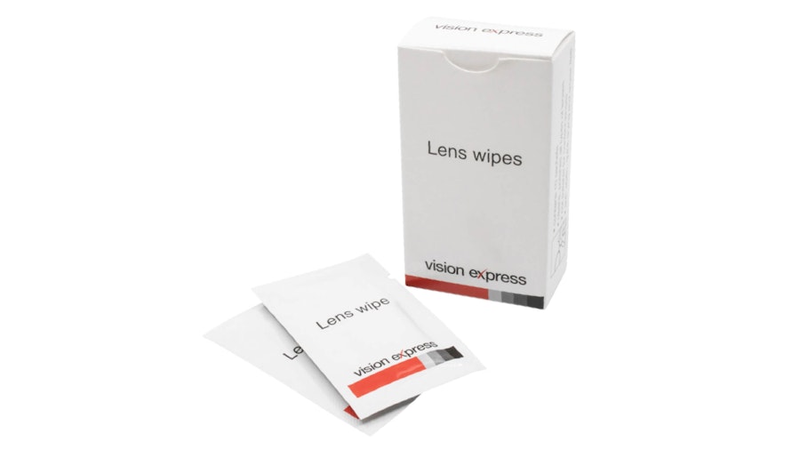 Vision Express Glasses Lens Cleaning Wipes 10 Pack 