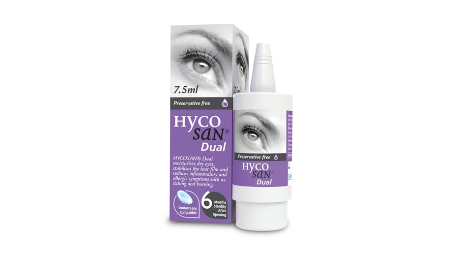 Hycosan Dual Preservative Free Eye Drops 